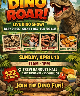 Dino Roar Dinosaur Show & Lunch | Trevi Banquet Hall